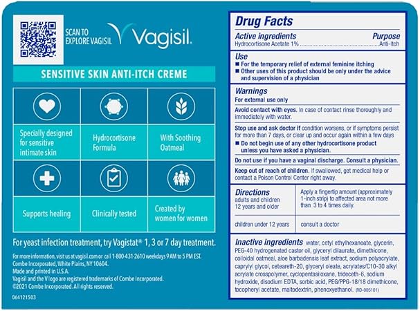 Vagisil 抗癢女性乳霜