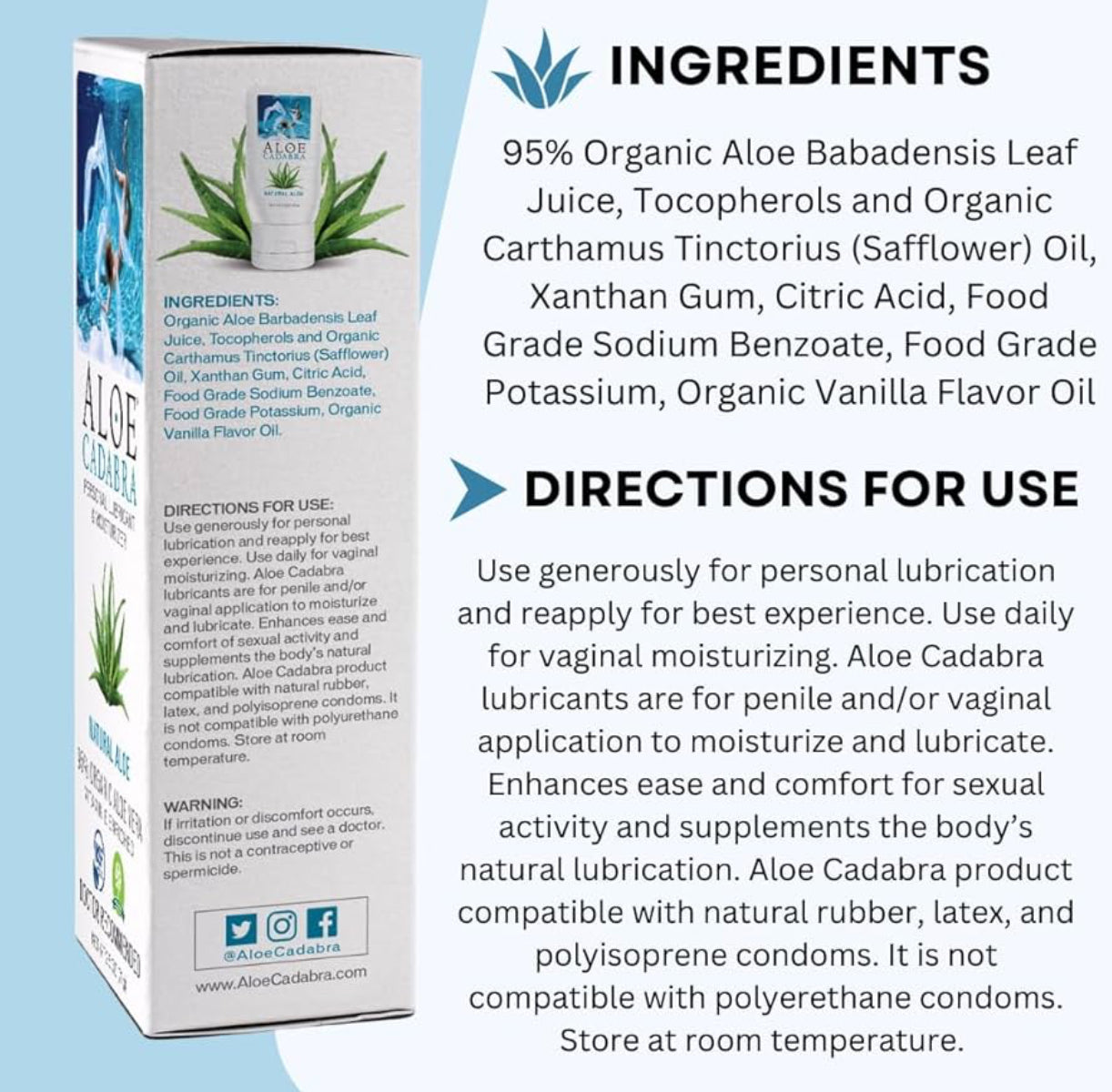 Aloe Cadabra 天然蘆薈私密處保濕凝露