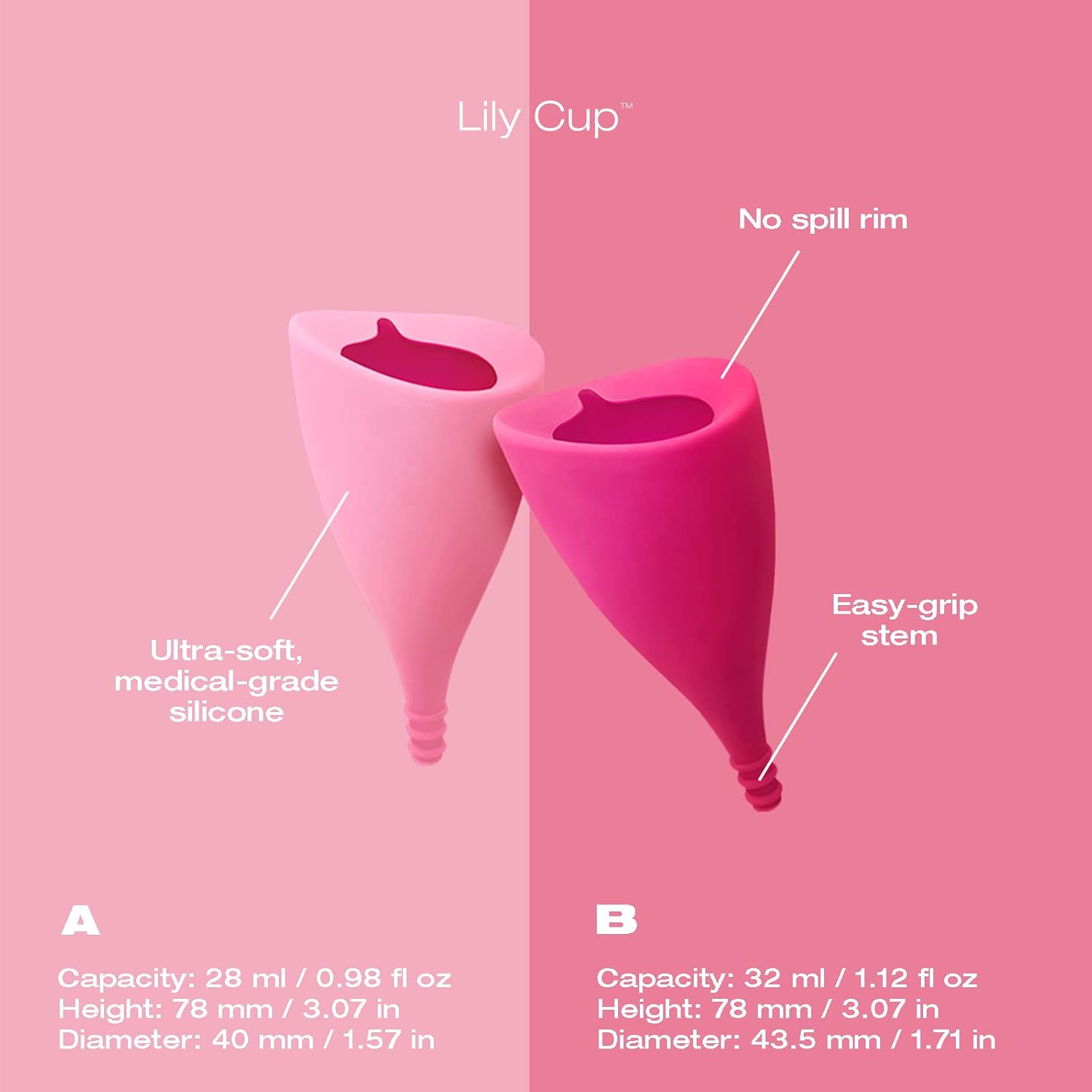 Itimina Lily Cup-月經杯 (A/B碼)