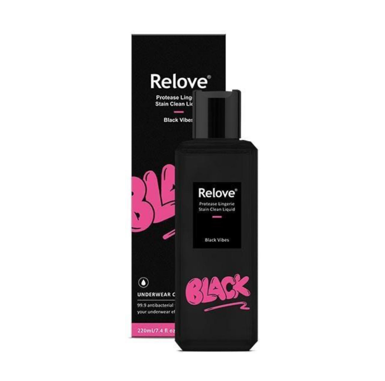Relove 蛋白酵素去漬抑菌手洗精 (All Black)